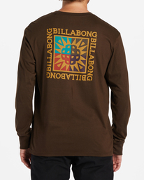 2 Unison - T-shirt met Lange Mouwen voor Heren Brown ABYZT01986 Billabong