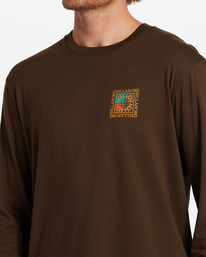 4 Unison - T-shirt met Lange Mouwen voor Heren Brown ABYZT01986 Billabong