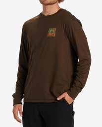 3 Unison - T-shirt met Lange Mouwen voor Heren Brown ABYZT01986 Billabong