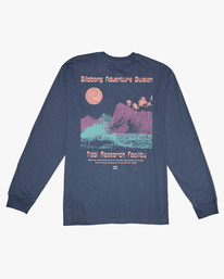 7 Tidal Research - Longsleeve für Männer Blau ABYZT01991 Billabong