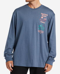 2 Tidal Research - Longsleeve für Männer Blau ABYZT01991 Billabong