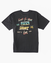 5 Let It Shine - T-Shirt für Männer Schwarz ABYZT01994 Billabong