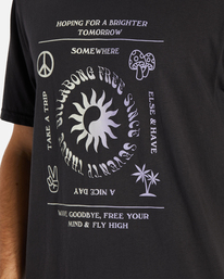 3 Trippin Short Sleeve T-Shirt Grey ABYZT02022 Billabong