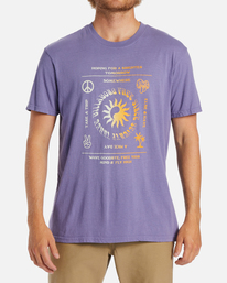 billabong, Trippin Short Sleeve T-Shirt, PURPLE HAZE (phz) TRIPPIN SS ABYZT02022