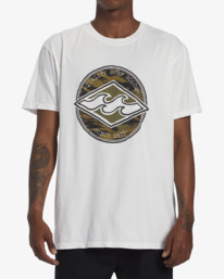 billabong, Rotor Diamond Short Sleeve T-Shirt, OFF WHITE (ofw) ROTOR DIAMOND SS ABYZT02023
