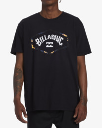 billabong, Exit Arch Short Sleeve T-Shirt, BLACK (blk) EXIT ARCH SS ABYZT02026