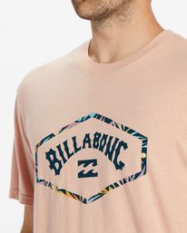 3 Exit Arch Short Sleeve T-Shirt Pink ABYZT02026 Billabong