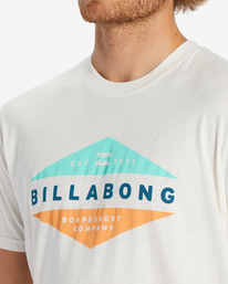 3 Level Short Sleeve T-Shirt White ABYZT02027 Billabong