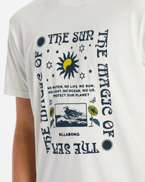 3 Magic Sun Short Sleeve T-Shirt White ABYZT02028 Billabong