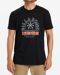 billabong, Goods Short Sleeve T-Shirt, BLACK (blk) GOODS SS ABYZT02029