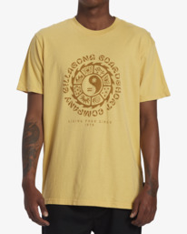 billabong, Connection Short Sleeve T-Shirt, STRAW (sta) CONNECTION SS ABYZT02047