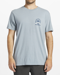 billabong, Steady Short Sleeve T-Shirt, WASHED BLUE (wbl) STEADY SS ABYZT02050