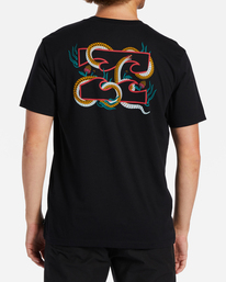 2 Erica Zeledón Vibora - T-Shirt für Männer Schwarz ABYZT02059 Billabong