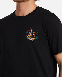 4 Erica Zeledón Vibora - T-Shirt für Männer Schwarz ABYZT02059 Billabong