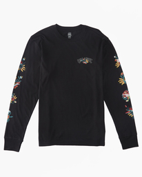 5 Erica Zeledón Fauna - Long Sleeve T-Shirt for Men Black ABYZT02060 Billabong