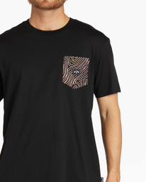 3 Team Pocket T-Shirt Black ABYZT02203 Billabong