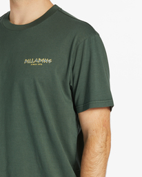 5 Austral Short Sleeve Wave Washed T-Shirt Green ABYZT02209 Billabong