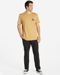 1 Gateway - Camiseta para Hombre Amarillo ABYZT02218 Billabong