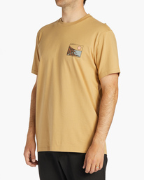 3 Gateway - Camiseta para Hombre Amarillo ABYZT02218 Billabong