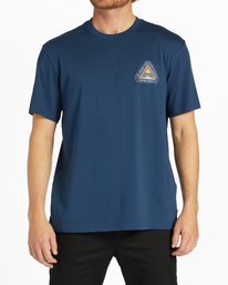 0 Rockies Short Sleeve T-Shirt Blue ABYZT02222 Billabong