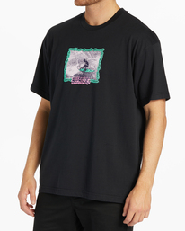 3 Slash - T-Shirt for Men Black ABYZT02232 Billabong
