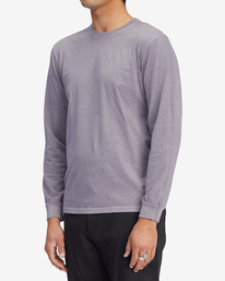 1 Essential Wave Washed Long Sleeve T-Shirt Purple ABYZT02244 Billabong