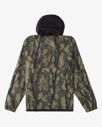 4 Windswell Anorak 2022 - Chaqueta Cortavientos Ligera para Hombre Verde C1JK16BIP2 Billabong