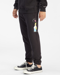 1 Simpsons Donut - Tracksuit Bottoms for Men Black C1PT10BIP2 Billabong