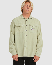 1 Bong Days - Surchemise manches longues pour Homme Vert C1SH19BIP2 Billabong