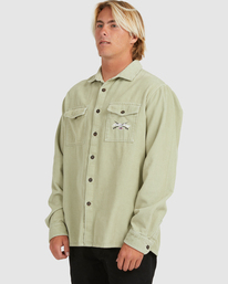 6 Bong Days - Surchemise manches longues pour Homme Vert C1SH19BIP2 Billabong