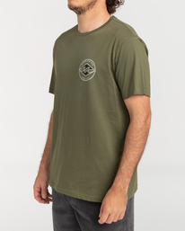 1 Rotor Diamond - T-shirt manches courtes pour Homme Marron C1SS11BIP2 Billabong