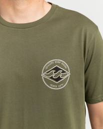 2 Rotor Diamond - T-shirt manches courtes pour Homme Marron C1SS11BIP2 Billabong