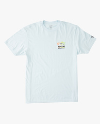 6 Pipeline Poster - T-shirt manches courtes pour Homme Bleu C1SS1ABIP2 Billabong