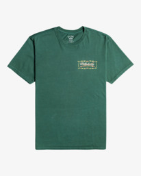 5 Born Is 73 - T-shirt manches courtes pour Homme Vert C1SS35BIP2 Billabong