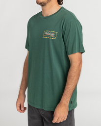 2 Born Is 73 - T-shirt manches courtes pour Homme Vert C1SS35BIP2 Billabong