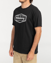 1 Trademark - T-shirt met korte mouw voor Heren Black C1SS62BIP2 Billabong