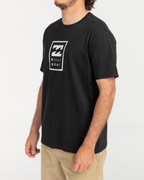 1 Unity Stacked - T-shirt met korte mouw voor Heren Black C1SS63BIP2 Billabong