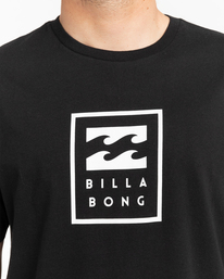 2 Unity Stacked - T-shirt met korte mouw voor Heren Black C1SS63BIP2 Billabong