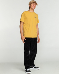 1 Arch Wave - Short Sleeve T-Shirt for Men Yellow C1SS65BIP2 Billabong
