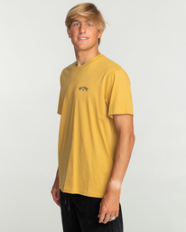 3 Arch Wave - Short Sleeve T-Shirt for Men Yellow C1SS65BIP2 Billabong
