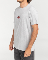 1 Diamond Wave - T-shirt manches courtes pour Homme Gris C1SS70BIP2 Billabong