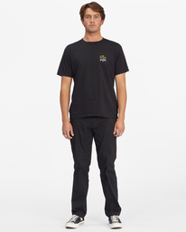 1 Simpsons Family Couch - T-shirt manches courtes pour Homme Noir C1SS79BIP2 Billabong