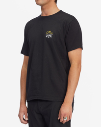 3 Simpsons Family Couch - T-shirt manches courtes pour Homme Noir C1SS79BIP2 Billabong