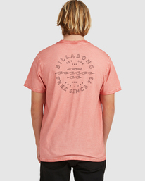 4 Big Wave Dan - Camiseta de manga corta para Hombre Rojo C1SS97BIP2 Billabong