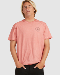 0 Big Wave Dan - Camiseta de manga corta para Hombre Rojo C1SS97BIP2 Billabong