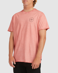 7 Big Wave Dan - Camiseta de manga corta para Hombre Rojo C1SS97BIP2 Billabong