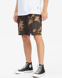 3 Scheme - Cargo Shorts for Men Green C1WK41BIP2 Billabong