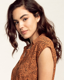 5 Little Flirt - Vestido-camisa midi para Mujer Marron C3DR15BIP2 Billabong