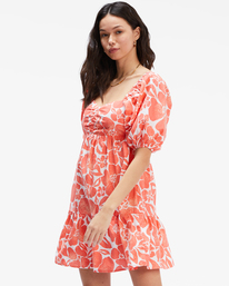 0 Be Mine - Babydoll-Kleid für Frauen Orange C3DR56BIP2 Billabong