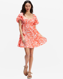 1 Be Mine - Babydoll-Kleid für Frauen Orange C3DR56BIP2 Billabong